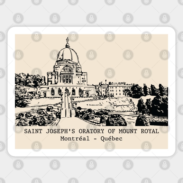 Saint Joseph's Oratory of Mount Royal - Montréal QC Magnet by Lakeric